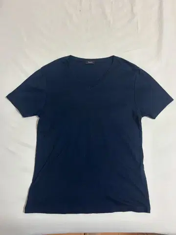 Theory 띠어리 V넥 반팔 티셔츠 네이비 사이즈 36