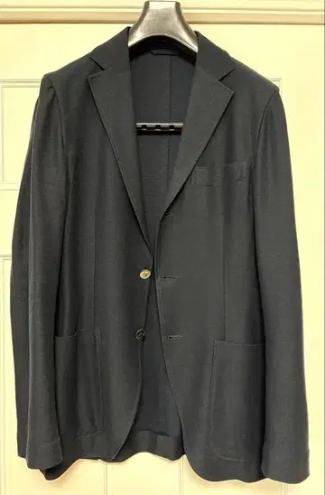 BARNEYS NEWYORK 네이비 니트 저지 자켓