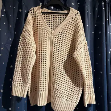 Rielle Riche Mesh Knit 2way Cardigan