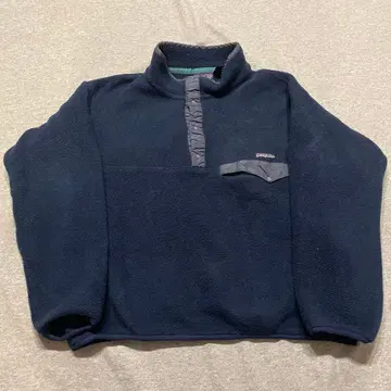 90년대 92년산 자메이카 제조 파타고니아 신틸라 스냅T 다크 네이비