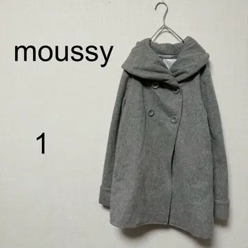 마우지 moussy 코트 [1] 더블 버튼 코트 다운 아우터 그레이