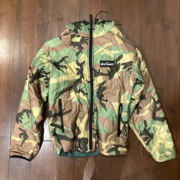 WILD THINGS 카모플라쥬 다운 자켓 M