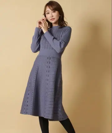 택 포함 새상품 앙데팡당 니트 원피스