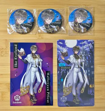 니지산지 아이크 대만 한정판 캔뱃지 브로마이드 특전 카드