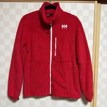 헬리 한센 플리스 자켓 M 사이즈 레드 남성용
