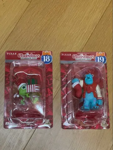 픽사 크리스마스 오너먼트 마이크&설리
