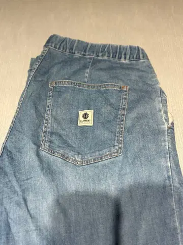 GEMINI 허리밴딩 라이트 블루 데님 팬츠