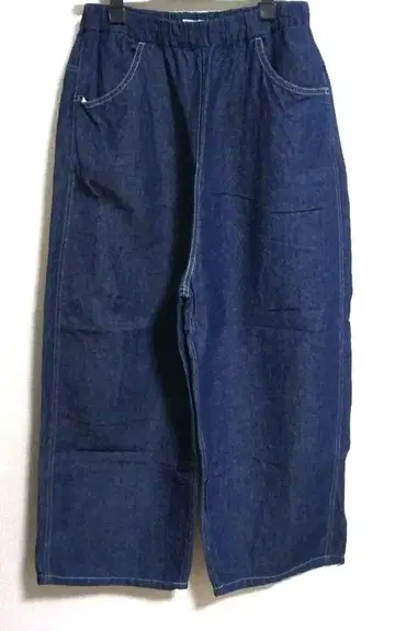 HEAVENLY 데님 와이드 팬츠 린넨 혼방