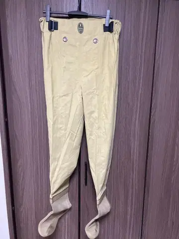 Rivalley 웨스트 하이 타입 가슴장화 베이지