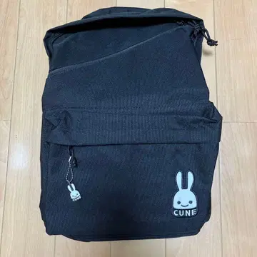 CUNE 블랙 미사용 백팩