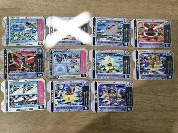 유성의 록맨 3 노이즈 개조 기어 10장 세트 SR 2장 포함