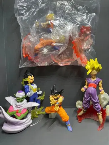 HG 드래곤볼 Z 4종 (개봉품, 1개 미개봉 포함)