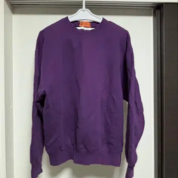 미스터 준코 퍼플 크루넥 트레이닝복