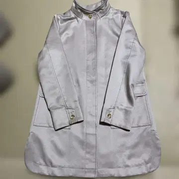 미사용 새상품 심플 라이프 스탠드 카라 코트