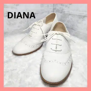 [ 새상품급 ] DIANA 윙 칩 레이스업 슈즈 화이트 23cm