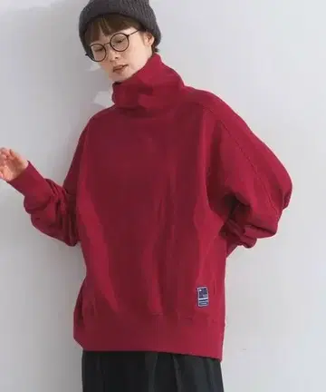 새상품 루피리안 맨투맨 터틀넥 풀오버 나츄란 루코리