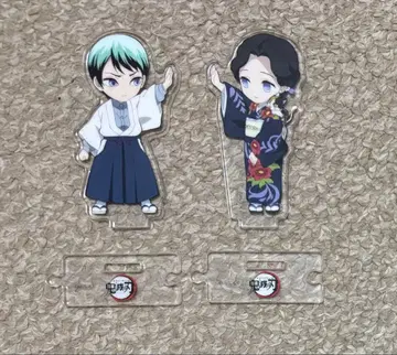 귀멸의 칼날 연결 아크릴 스탠드 타마요 & 유시로 세트