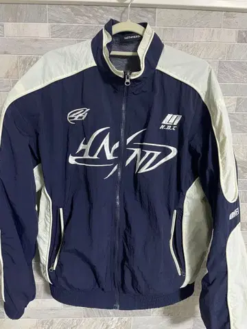 NOT4NERD 나일론 자켓 L 네이비/화이트