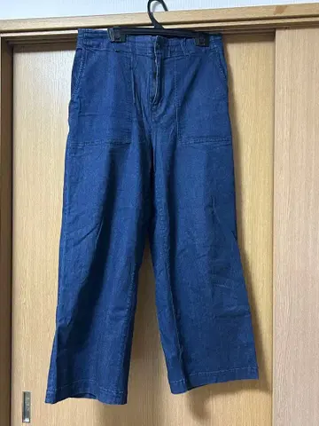 멜로즈 레일 데님 베이커 팬츠 인디고