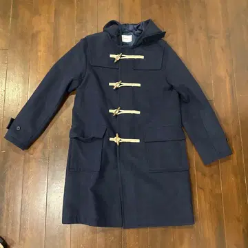 INHERIT 네이비 더플 코트 L