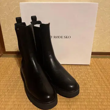 새상품 RODE SKO 로데스코 숏부츠 블랙 38