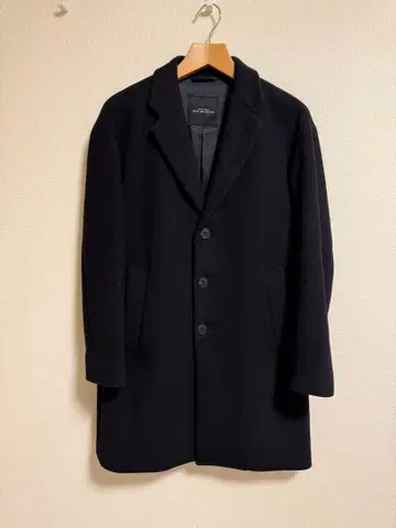 그리 라벨 릴랙싱 체스터 코트 S 블랙 유나이티드 애로우즈