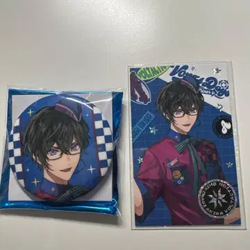 니지산지 VOLTACTION AGF 카드 캔뱃지 사계절아키라