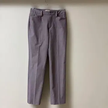 그레이 슬랙스 폴리에스테르 혼방