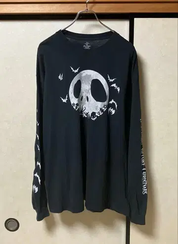 나이트메어 비포 크리스마스 롱T XL 사이즈 블랙 긴팔