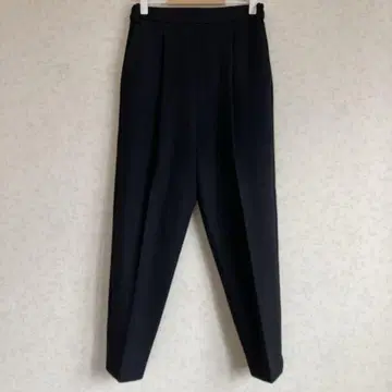 Spick and Span 테이퍼드 팬츠 블랙 36 뒷밴딩 새상품급