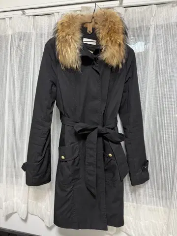 anySiS 블랙 롱 코트