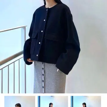 뷰티 앤 유스 노카라 숏코트