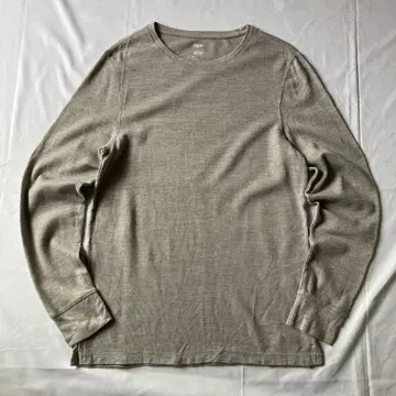 00s 써멀 롱티 그레이 그런지 Y2K 헤이세이 인기 구제 의류 M