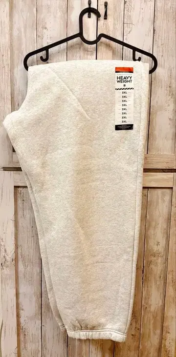 GU 헤비 웨이트 맨투맨 와이드 이지 팬츠