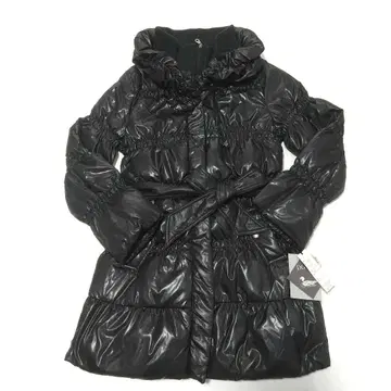 여성용 다운 코트 블랙 L 사이즈