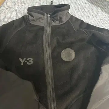 Y-3 블랙 플리스 자켓