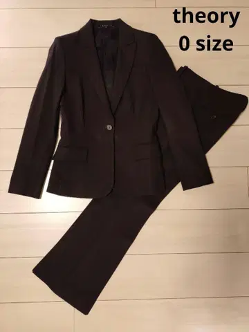 띠어리 블랙 수트 셋업 0 사이즈