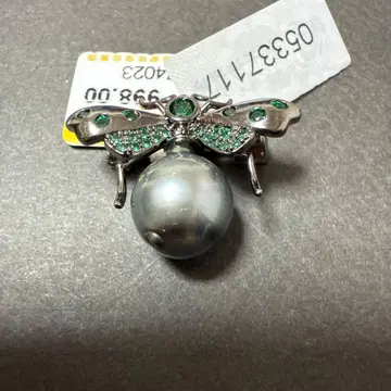 벌 디자인 진주 펜던트