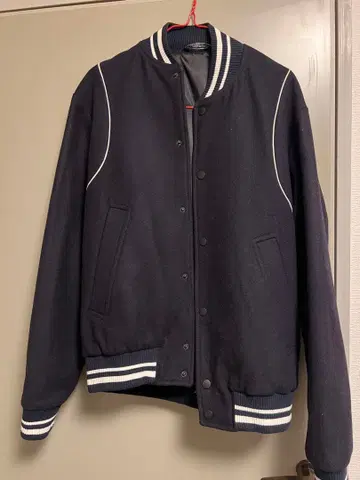 ZARA 네이비 바시티 자켓 S 사이즈