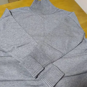 야마다야 메틀리제 니트 롱 원피스 터틀넥