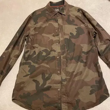 AX 카모플라쥬 패턴 긴팔 셔츠