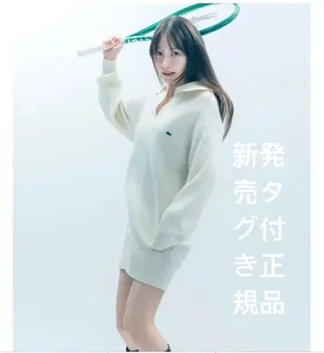 SNIDEL 스나이델 LACOSTE/스키퍼 니트 원피스