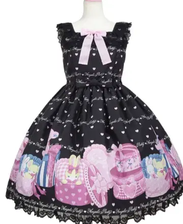 AngelicPretty Lovely Toybox 오버롤 스커트