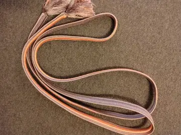 허리띠 오렌지 보라색 태슬 포함