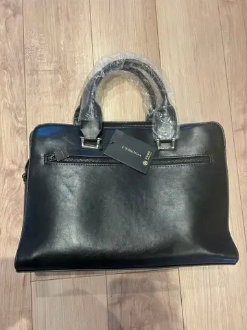 블랙 가죽 비즈니스 백 미사용 새상품