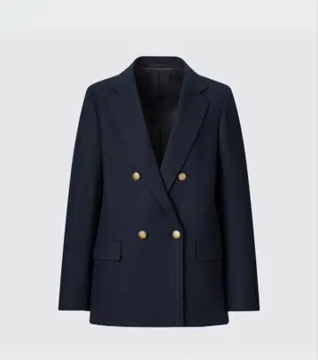 UNIQLO 더블 자켓 네이비 XL