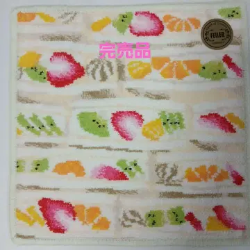 마지막 한 점 완판템 새상품 페이러 타월 손수건 후르츠 샌드