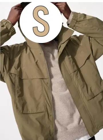 유니클로 윈드프루프 후드티