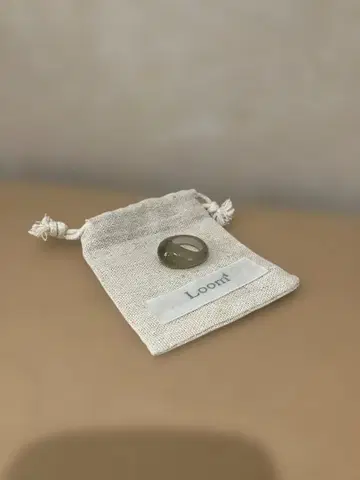 [ loom4 유리 반지 9호 올리브 카키 Olive khaki ]