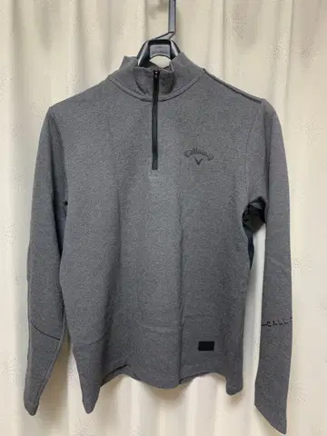 [새상품급] Callaway 하프 지퍼 가을 겨울용 긴팔 L 그레이